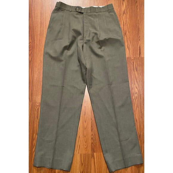 Bonelli Mens Suit 40R Polyester Blazer + Pants Formal Professional - Picture 7 of 15